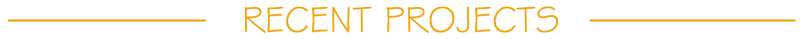 recent projects text image orange